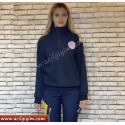 112 SWEAT LACİVERT ( fermuarlı ) 