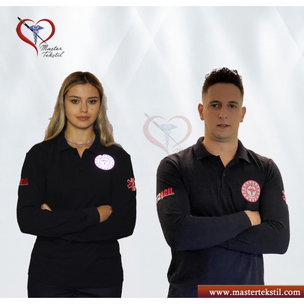 112 Acil sağlık tişört UZUN KOL