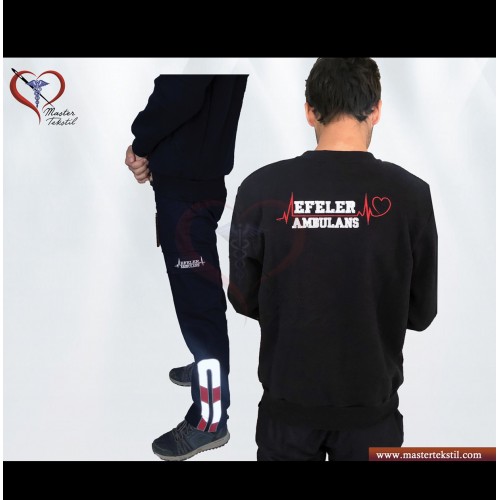 logolu pantolon sweat tişört…