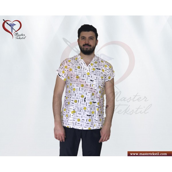 Bıyık Desenli Forma