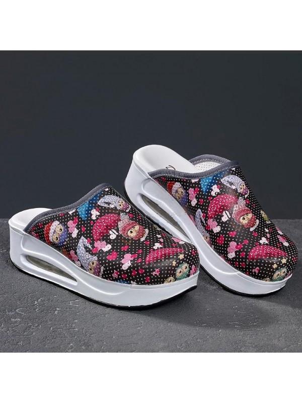 Bereli Baykuş Desenli Siyah Airmax Sabo Terlik&hellip;