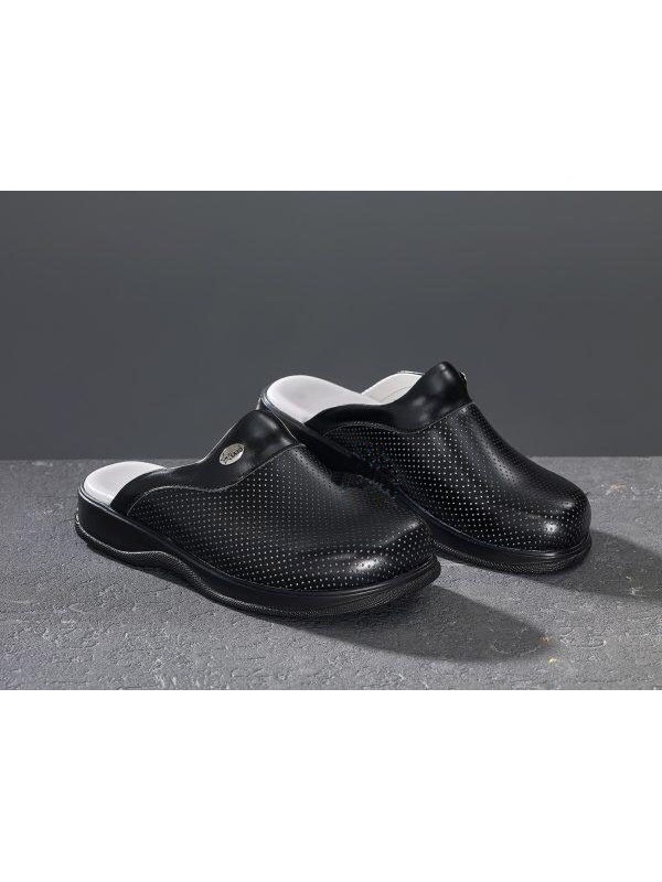 Siyah Ortopedik Sabo Terlik Klasik Delikli&hellip;