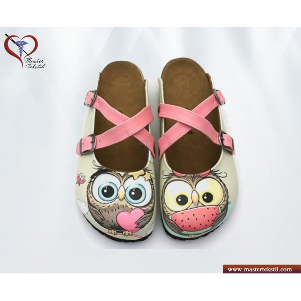 Baykuş Temalı Sabo Terlik