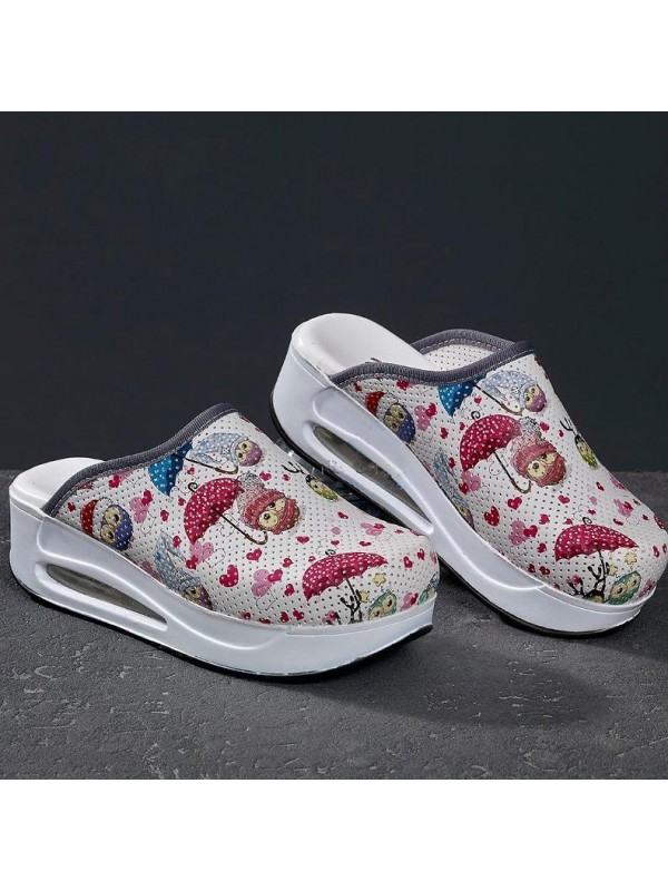 Bereli Baykuş Desenli Beyaz Airmax Sabo Terlik&hellip;